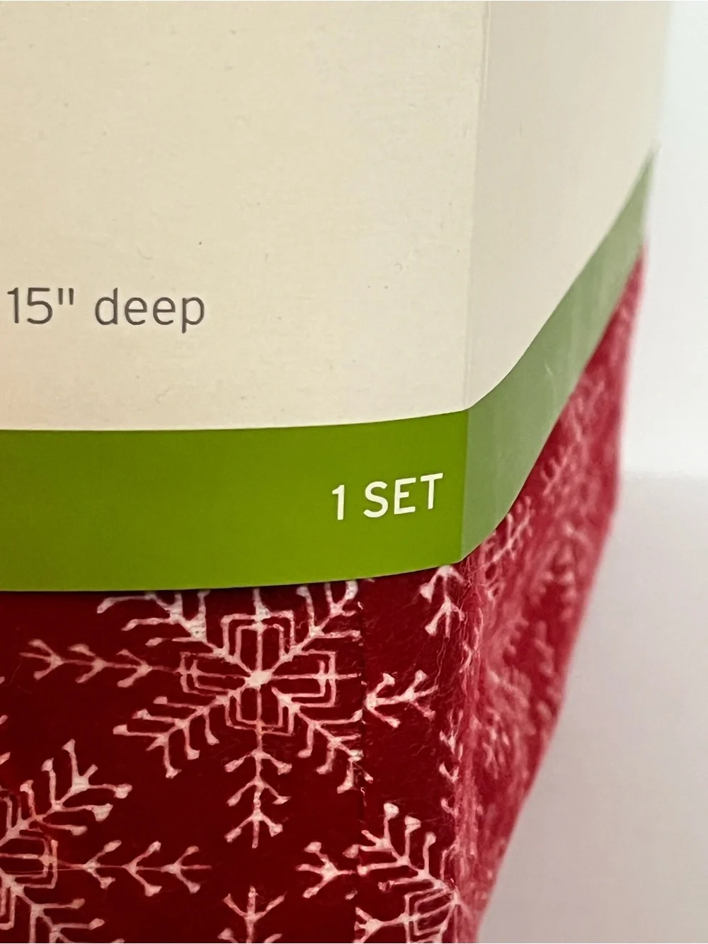 Queen Flannel Sheet Set 100% Cotton Red Snowflake Holiday Bedding